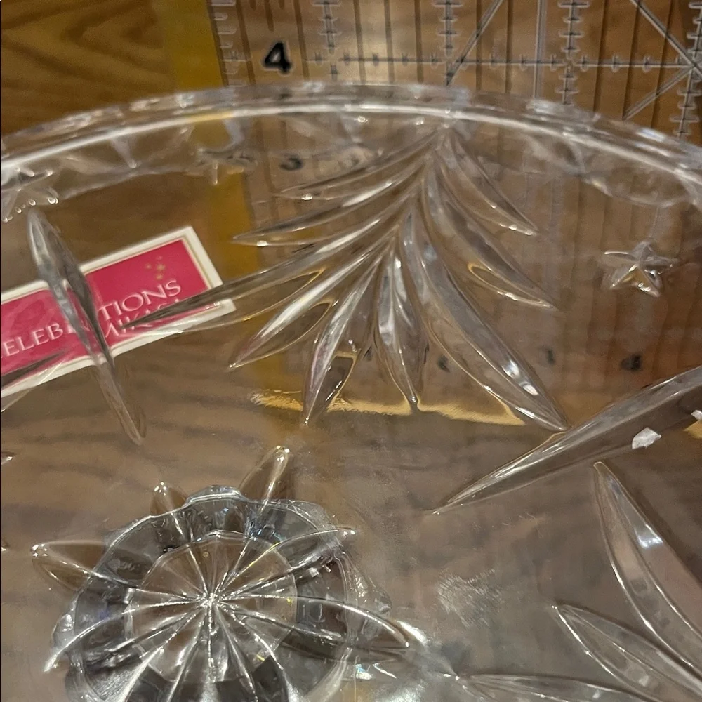 Celebrations Mikasa Christmas‎ Night Footed Cake Stand